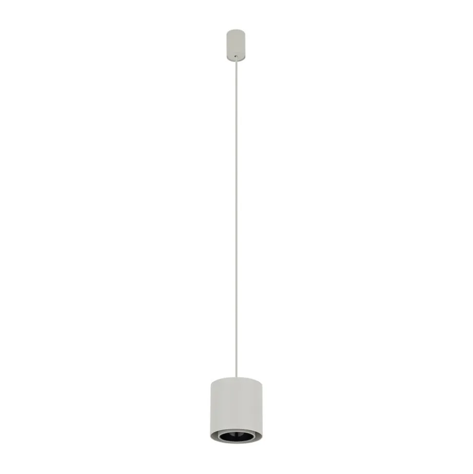 Hængelampe Point Duo, sølvgrå, stål, Ø 13 cm, GU10