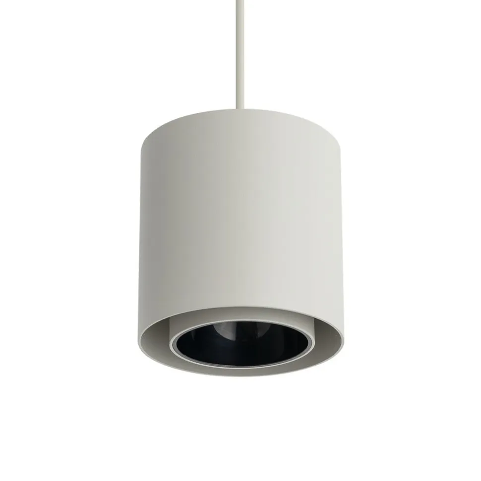 Hængelampe Point Duo, sølvgrå, stål, Ø 13 cm, GU10