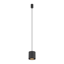 Hængelampe Point Duo, sort/guld, stål, Ø 13 cm, GU10