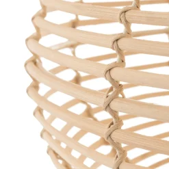 Hængelampe RATTAN, Ø 60 cm, naturbrun, rattan, E27