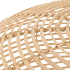 Hængelampe RATTAN, Ø 60 cm, naturbrun, rattan, E27