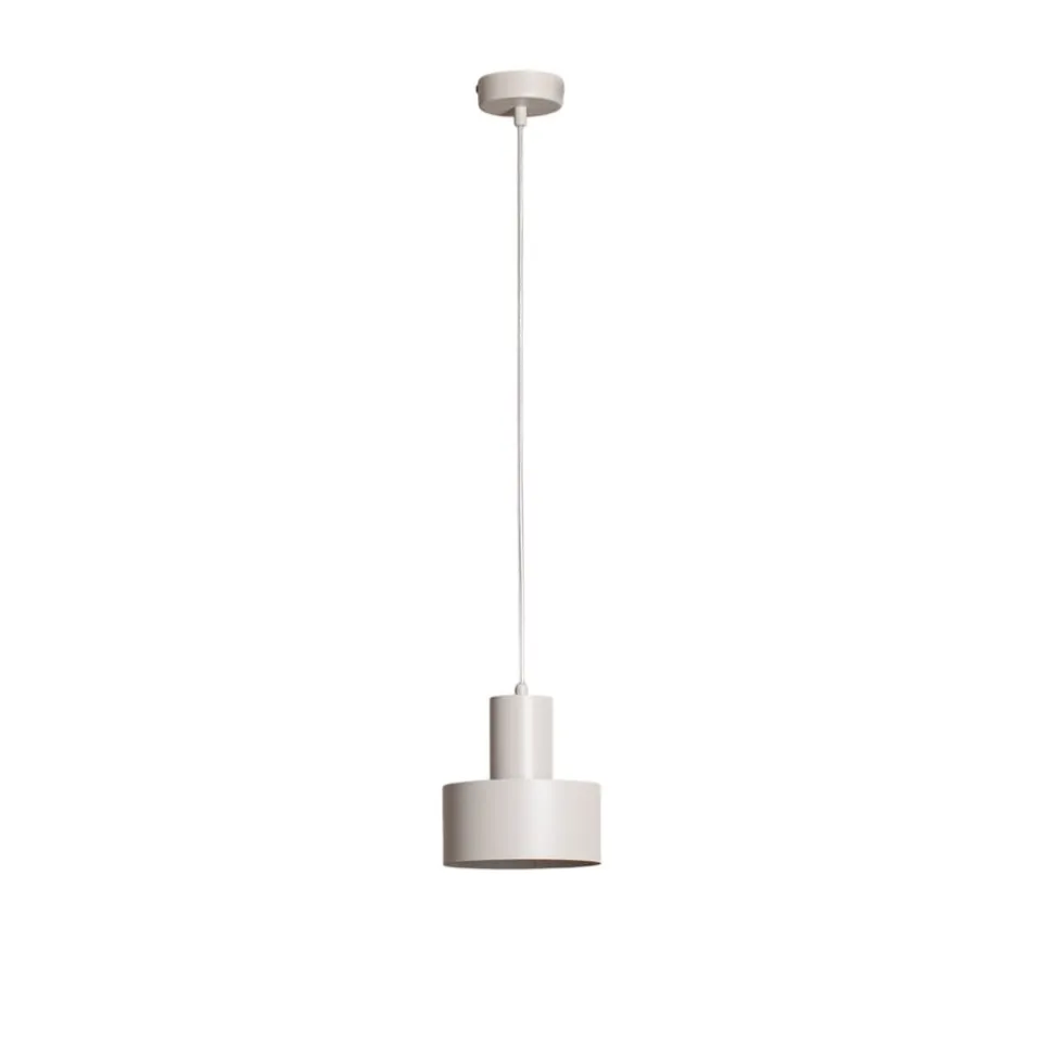 Hængelampe Rif S, taupe, 1 lyskilde, Ø 15 cm, stål