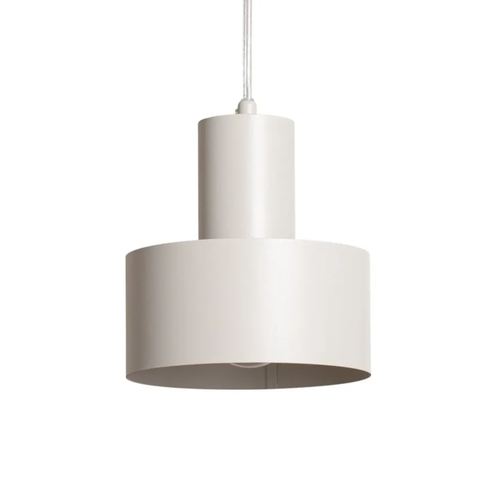 Hængelampe Rif S, taupe, 1 lyskilde, Ø 15 cm, stål