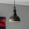 Hængelampe Saglam 3710 1 lyskilde Ø31cm guld antik