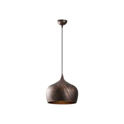 Hængelampe Saglam 3761 1 lyskilde Ø28cm kobber/guld