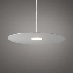 Hængelampe Simone, hvid, stål, Ø 40 cm, GX53