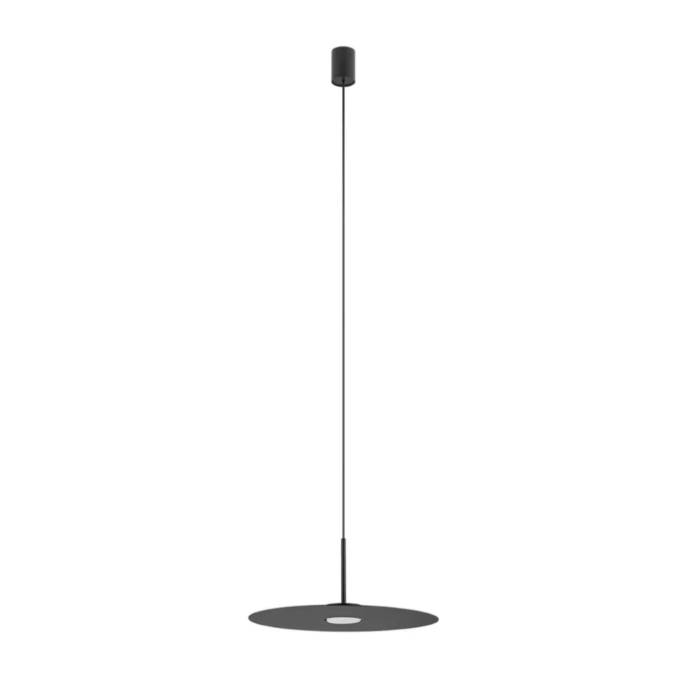 Hængelampe Simone, sort, stål, Ø 40 cm, GX53