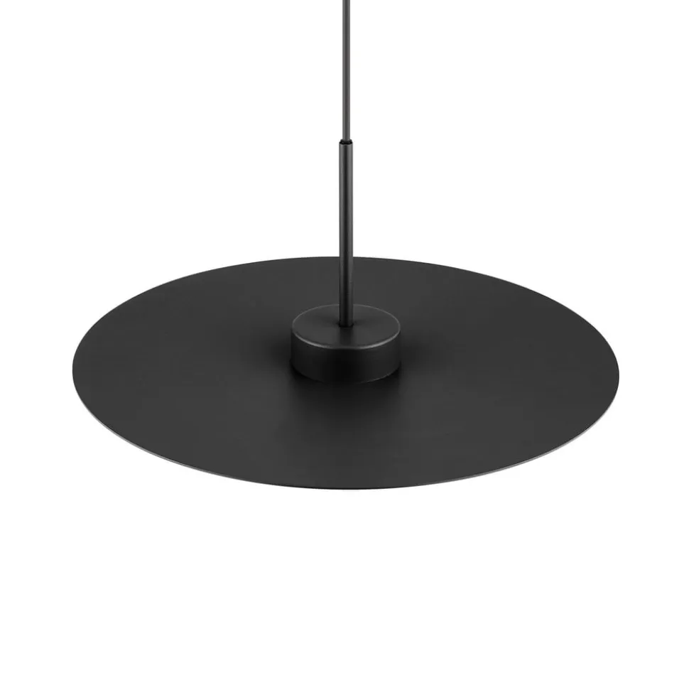 Hængelampe Simone, sort, stål, Ø 40 cm, GX53
