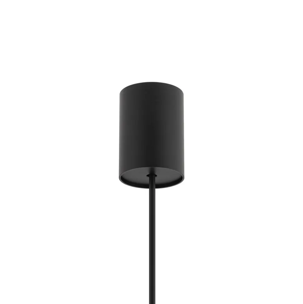 Hængelampe Simone, sort, stål, Ø 40 cm, GX53