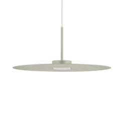 Hængelampe Simone, stål, salviegrøn, Ø 40 cm, GX53