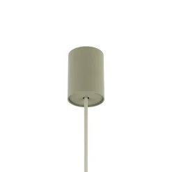 Hængelampe Simone, stål, salviegrøn, Ø 40 cm, GX53