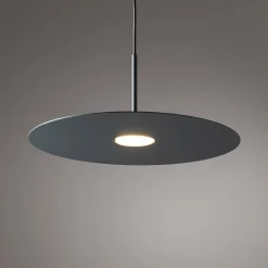 Hængelampe Simone, stål, umbrablå, Ø 40 cm, GX53