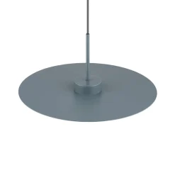 Hængelampe Simone, stål, umbrablå, Ø 40 cm, GX53