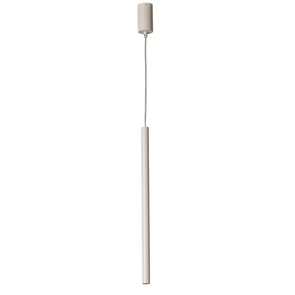 Hængelampe Sopel 1, taupe, 1 lyskilde, stål, G9, Ø 5 cm