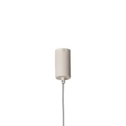 Hængelampe Sopel 1, taupe, 1 lyskilde, stål, G9, Ø 5 cm