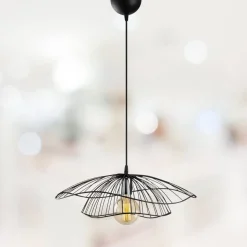 Hængelampe Tel 6500 Ø50cm sort
