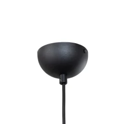 Hængelampe Tel, sort, metal, Ø 50 cm, metal