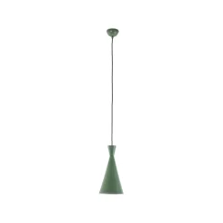 Hængelampe Tom, mintgrøn, metal, Ø 19 cm, E27