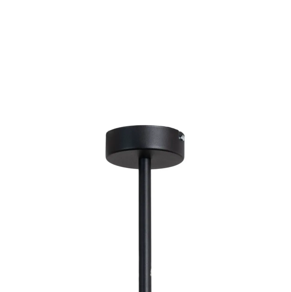 Hængelampe Trevo 6 All Black, metal, sort, GU10