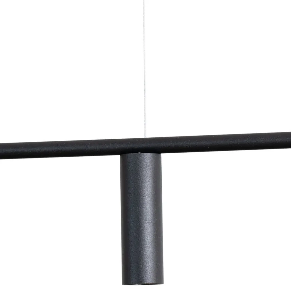 Hængelampe Trevo 6 All Black, metal, sort, GU10