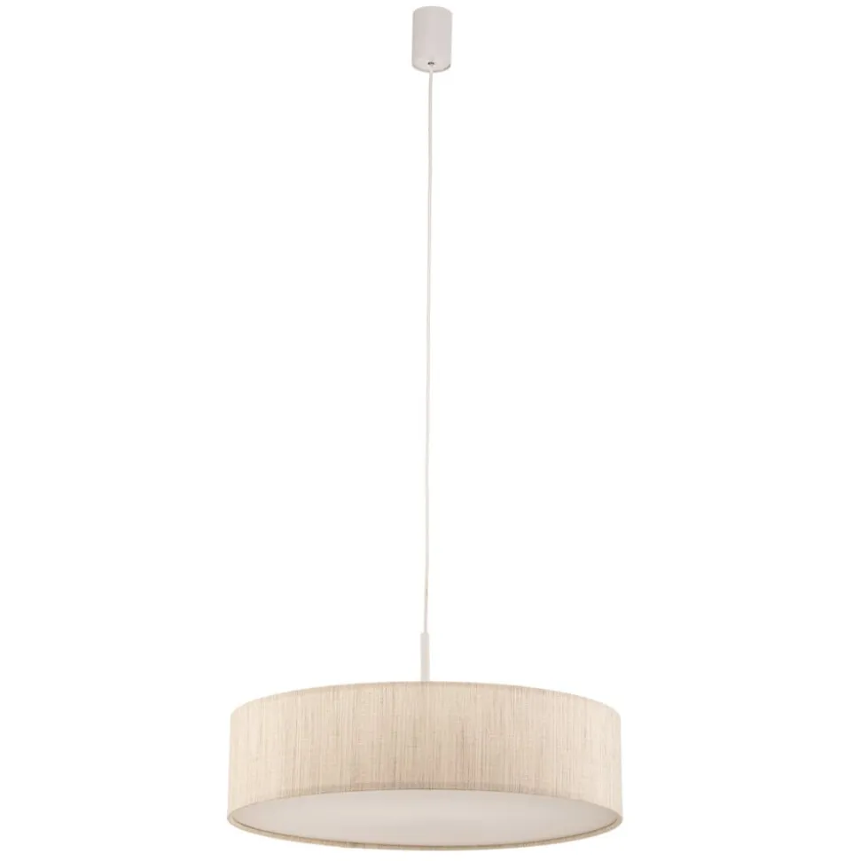 Hængelampe Turda, Ø 50 cm, hvid
