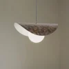 Hængelampe Vatoz, 1 lyskilde, sort, Ø 40 cm, metal/glas