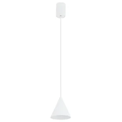 Hængelampe ZENITH, hvid, Ø 11 cm, metal, GU10