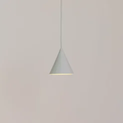 Hængelampe ZENITH, lysegrå, Ø 11 cm, metal, GU10