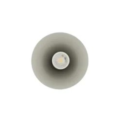 Hængelampe ZENITH, lysegrå, Ø 11 cm, metal, GU10