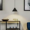 Hængelampe Zenith S med metalskærm i sort