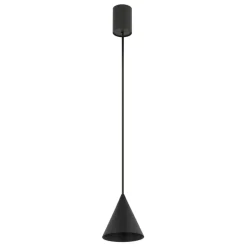 Hængelampe ZENITH, sort, Ø 11 cm, metal, GU10