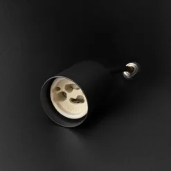Hængelampe ZENITH, sort, Ø 11 cm, metal, GU10