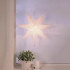 Hængende papirstjerne Romantic Star