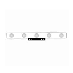 Hollywood LED-spejllampe, 60 cm, blister, 5 lk.
