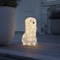 Hund LED-lysfigur