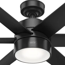 Hunter Solaria DC LED-loftventilator IP44 Ø 183