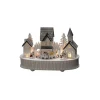 Hus og Kirke LED-adventsstage, batteridrift