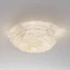 Hvid designer loftlampe Eos up