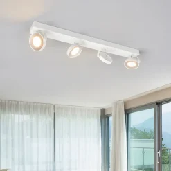 Hvid LED-loftspot Clockwork