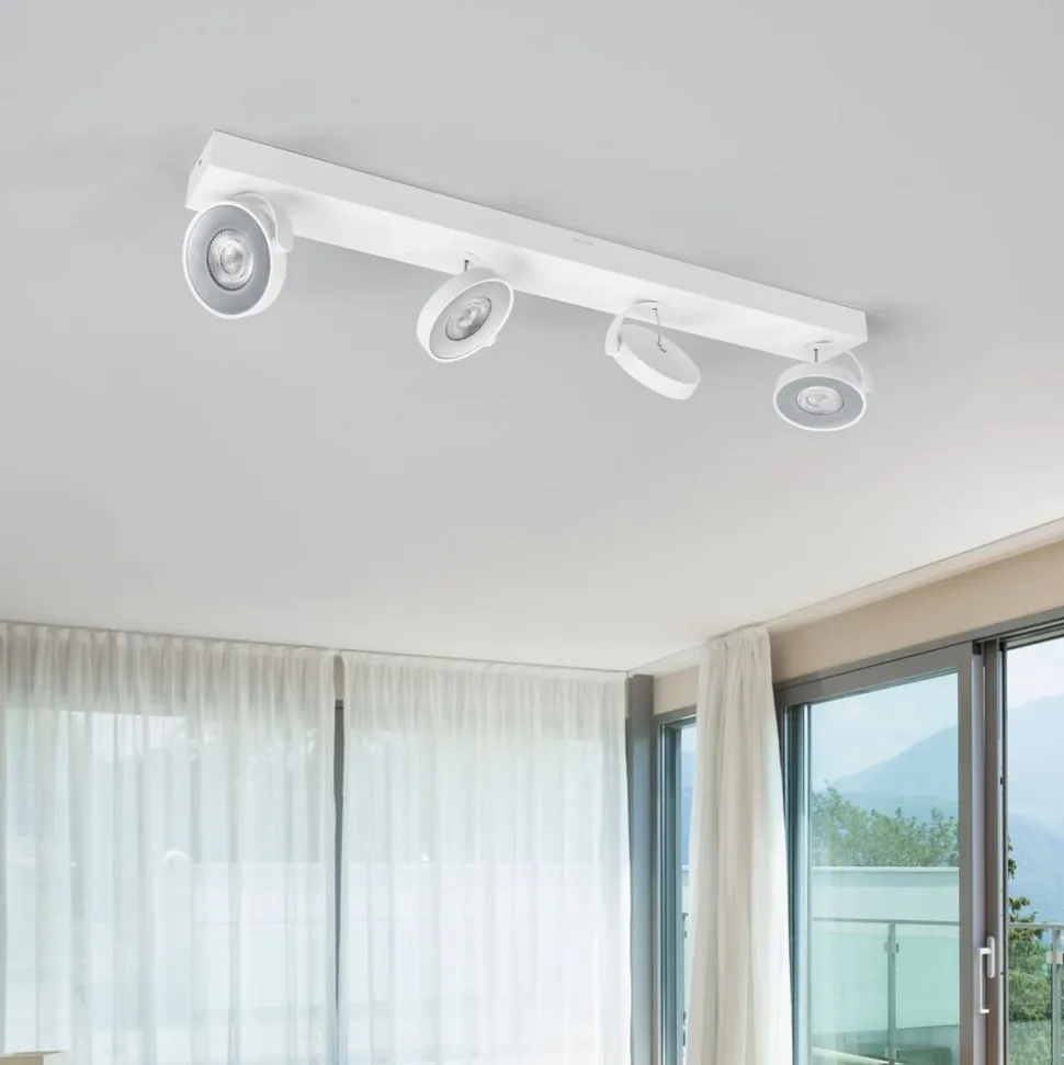 Hvid LED-loftspot Clockwork