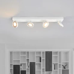 Hvid LED-loftspot Clockwork