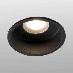 Hyde spot 1 lyskilde stel rund IP44 sort
