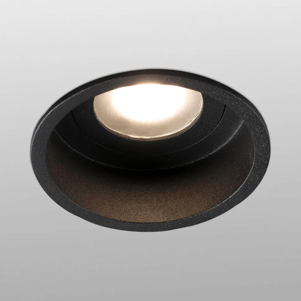 Hyde spot 1 lyskilde stel rund IP44 sort