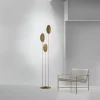 ICONE Masai LED-gulvlampe 927, bronze, 3 lyskilder