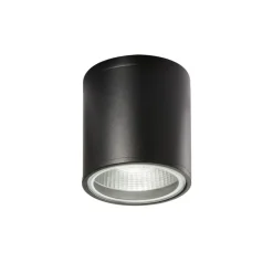 Ideal Lux Gun loftlampe til badeværelset, sort
