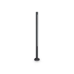 Ideal Lux LED-gadelampe Jedi antracit metal Højde 80,5 cm