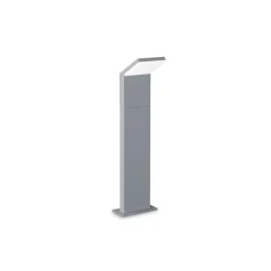 Ideal Lux LED-gadelampe Stil grå, højde 50 cm aluminium 3.000 K