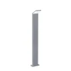 Ideal Lux LED-gadelampe Style grå højde 100 cm aluminium 3.000 K