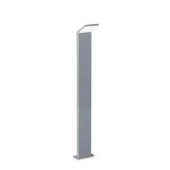 Ideal Lux LED-gadelampe Style grå højde 100 cm aluminium 3.000 K