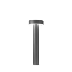 Ideal Lux vejlampe Tesla antracit, aluminium, højde 60 cm